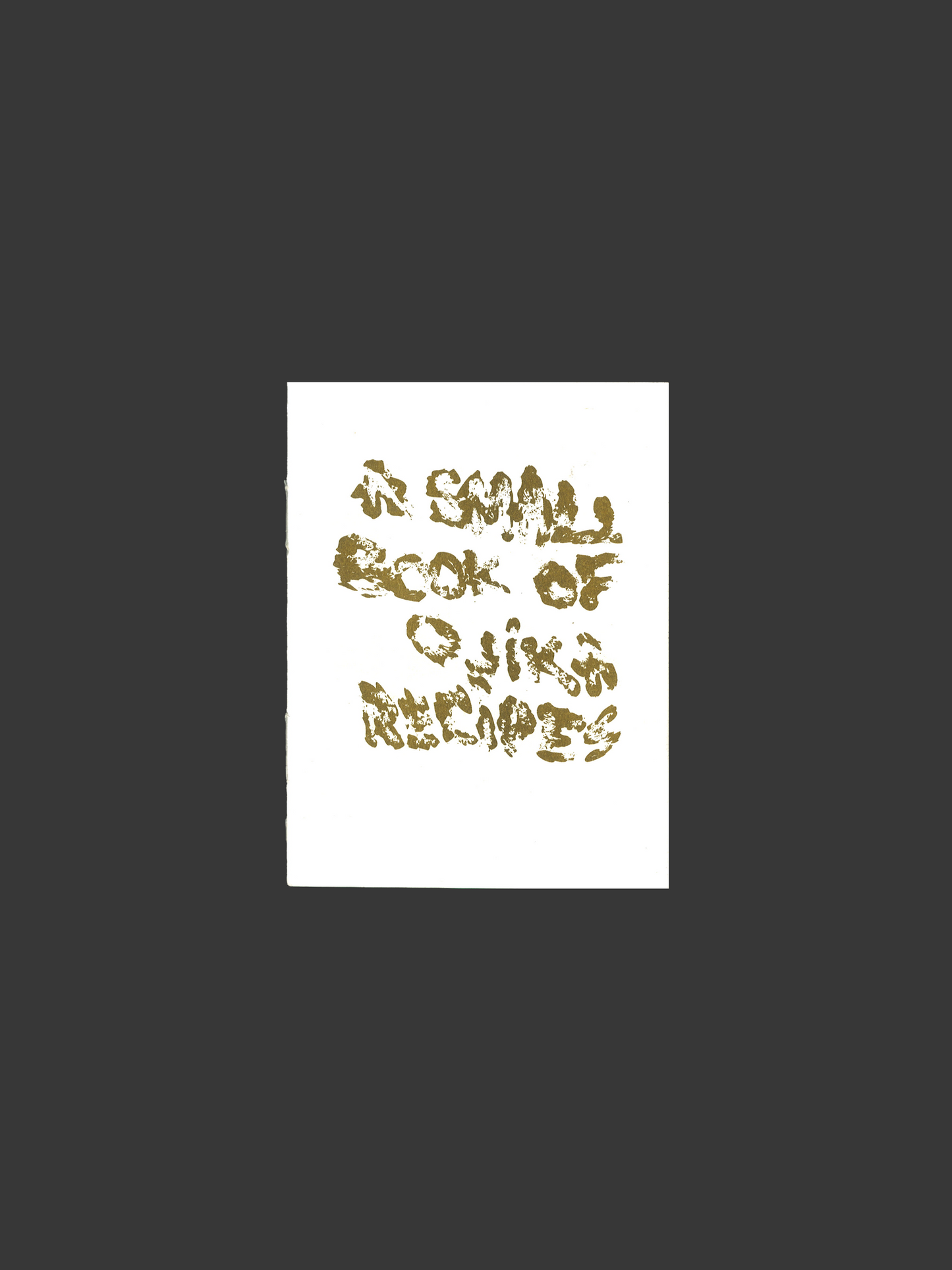 A small book of Ojika Recipes